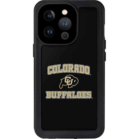 University of Colorado CU Logo on Gold iPhone 15 Pro Waterproof Case